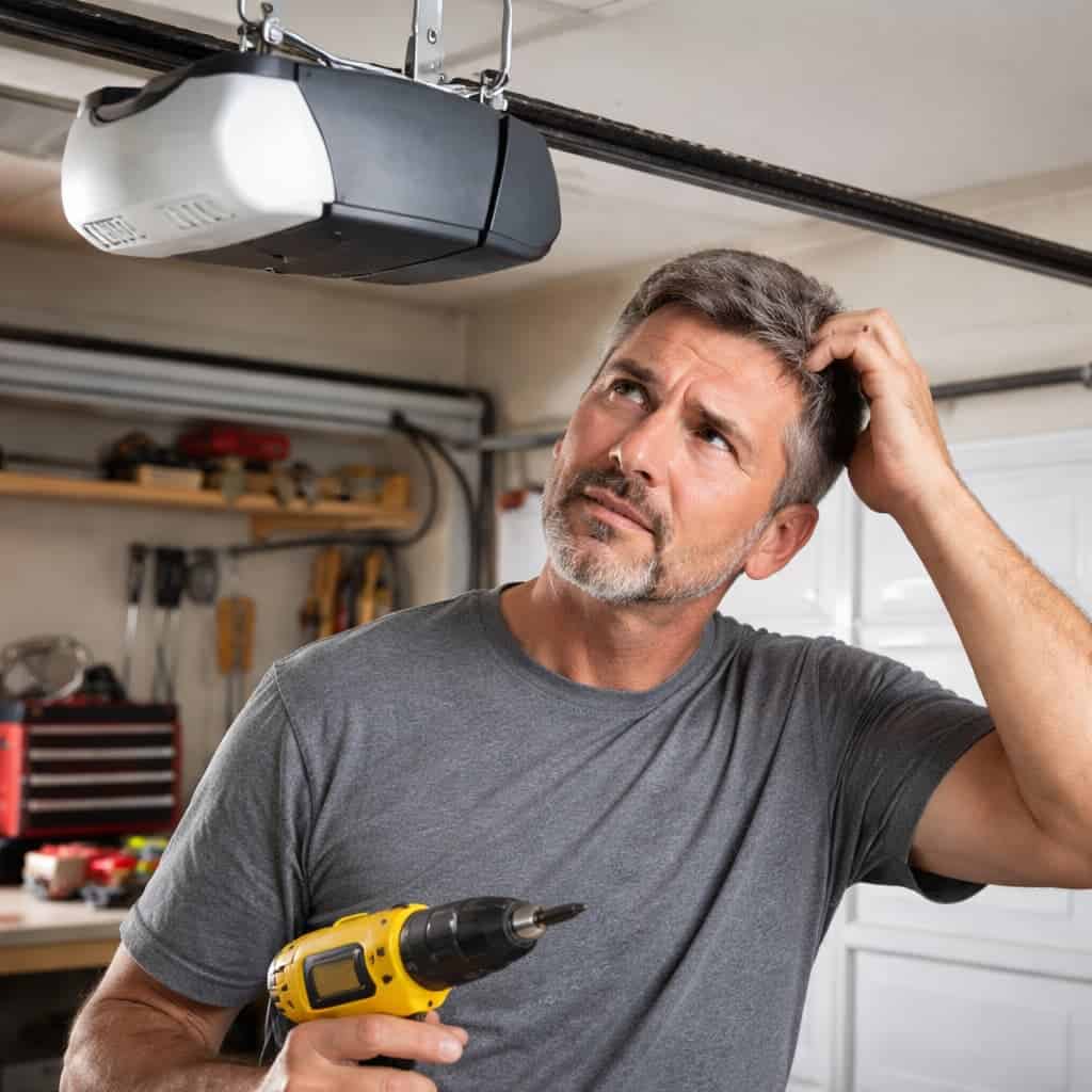 can i replace a garage door opener myself